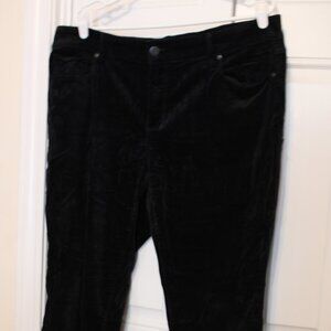Loft Curvy Velvet skinny pants size 18